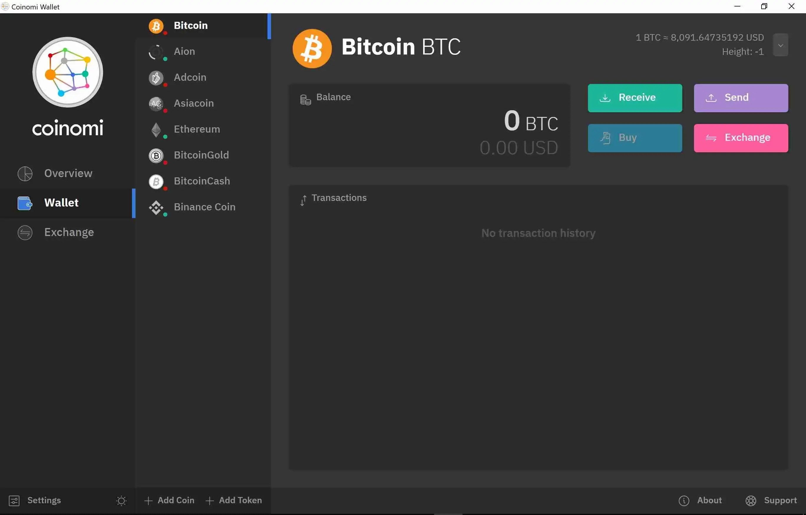 مراحل نصب کیف پول ارز دیجیتال کوینومی (Coinomi) در ویندوز