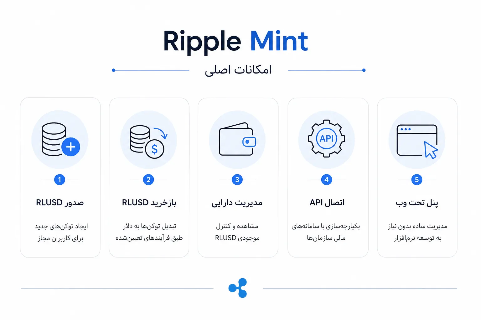 امکانات اصلی Ripple Mint