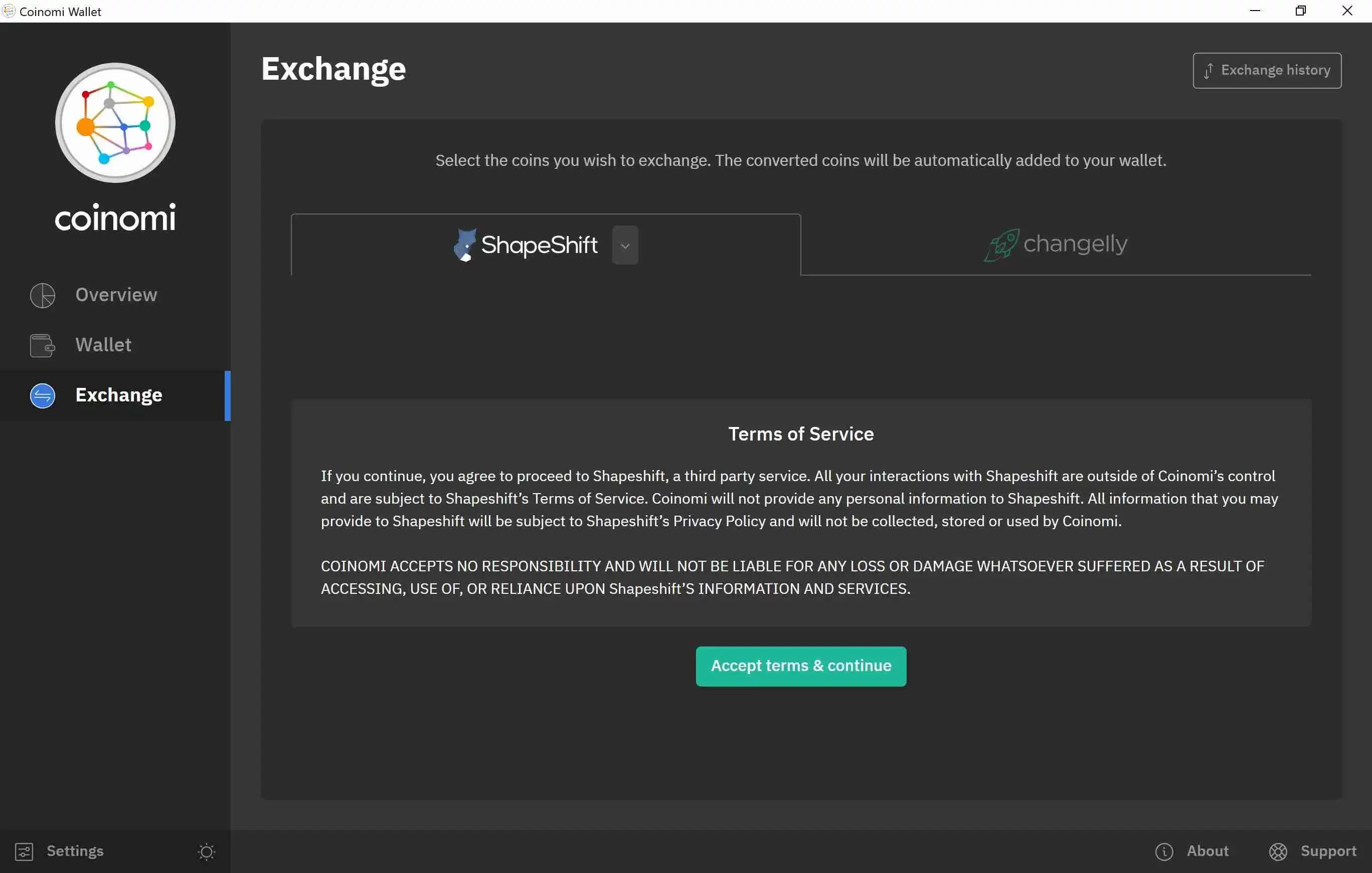 مراحل نصب کیف پول ارز دیجیتال کوینومی (Coinomi) در ویندوز