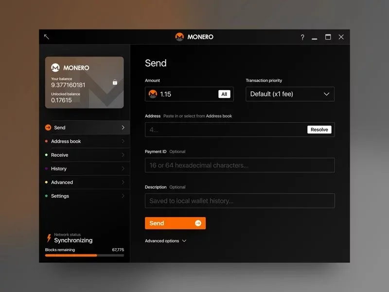 آموزش ساخت کیف پول Monero GUI