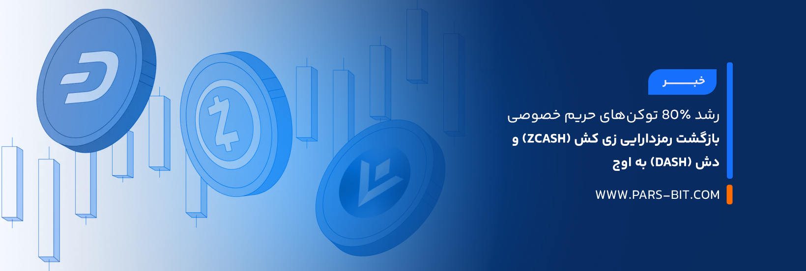 رشد ۸۰٪ توکن‌های حریم خصوصی: بازگشت رمزدارایی زی‌ کش (Zcash) و دش (Dash) به اوج